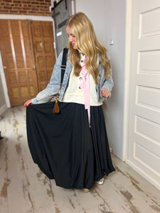 Elle Puff Balloon Midi Skirt