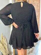 Myra Polka Dot Flared Mini Dress