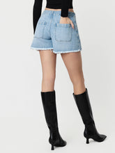 Vervet Coastal Wrap Tie Denim Skort