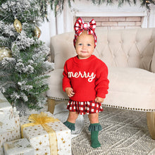 Emery Plaid HEADWRAP Christmas Baby Toddler Hair Accessory