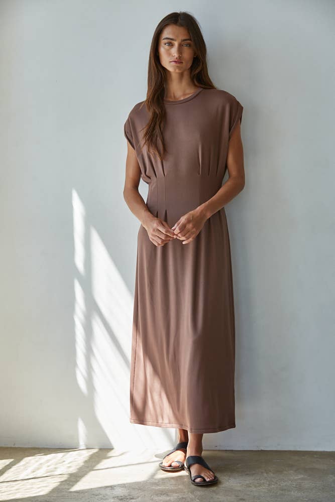 Gathered All About Jersey Dress