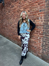 Indigo Meadow Tie Vest