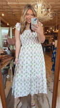 Campbell Smocked Midi Dress