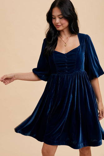 Ciel Velvet Mini Dress
