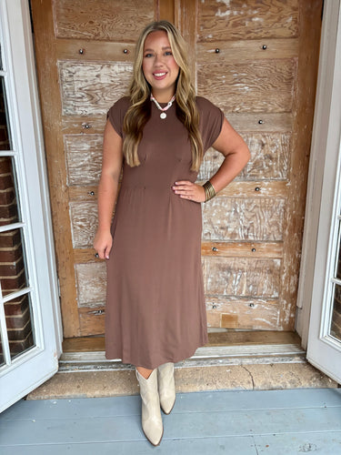 Gathered All About Jersey Dress