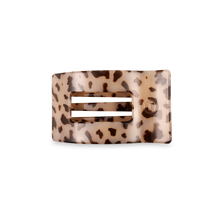 Flat Rectangle Hair Clip | Small | Blonde Tortoise