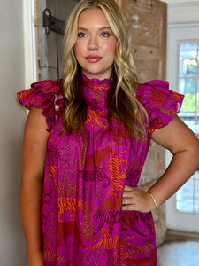 In the Jungle Lovel Shift Mini Dress