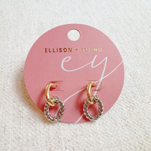 Two Toned Knocker Earrings