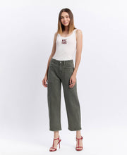 Olive Barrel Jeans
