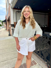 Dot Affair Short Sleeve Top