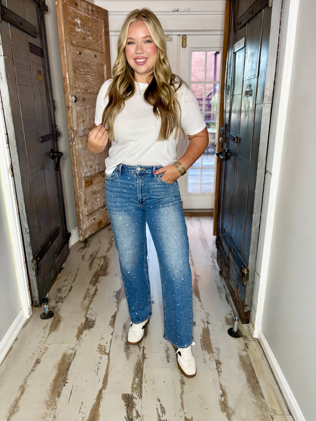 Showstopper Rhinestone Vintage Jeans