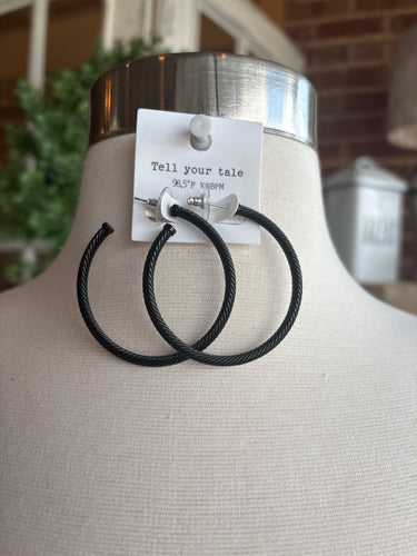 50mm Color Twist Hoops
