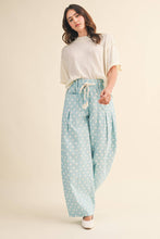 Luna Polka Dot Pleated Barrel Pants
