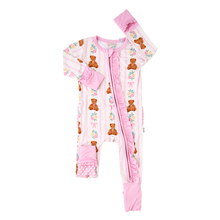 Gillian RUFFLE ZIP Bamboo Baby Sleeper