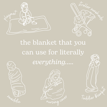 Baby Girl Pink Storks Everything Blanket