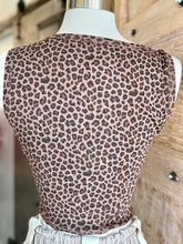 The Wild Side Leopard Knit Tank Top