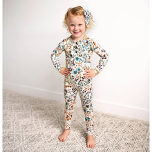 Maren Floral RUFFLE TWO PIECE Bamboo Kids Lounge Set