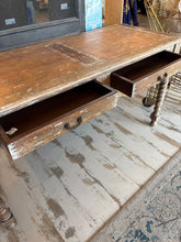 Console Table with Barley Legs Home Decor