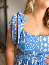 Skye Boho Tie Strap Midi Dress