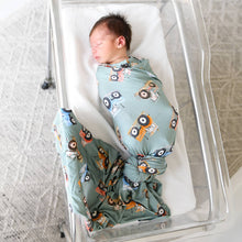 Bamboo Tractor Baby Blanket