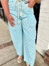Luna Polka Dot Pleated Barrel Pants