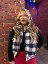 THML Around Town Plaid Puffer Vest