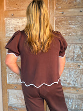 Scallop & Shine Top