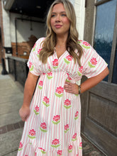 The Meadow Tiered Midi Dress