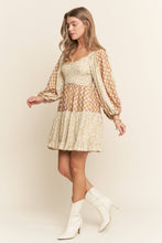 Neutral Nights Smocked Dress