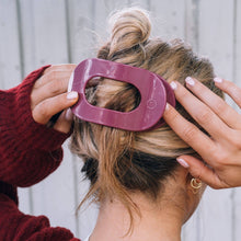 Flat Round Hair Clip | Large | Wild Side