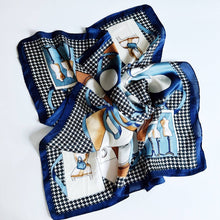 Silky Muse Satin Square Scarf - Chic Silky Scarf For Hair, Neck, Or Bag Styling