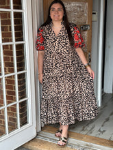 Feline Fine Puff Sleeve Dress THML