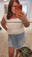 Southern Charm Eyelet Crop Top