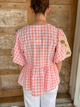 Sweet Magnolia Gingham Blouse