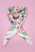 LARGE FLORAL PRINT BANDANA SCARF