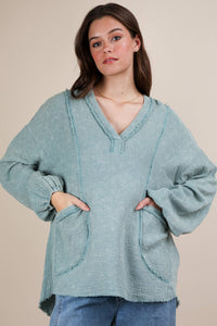 Leah Cotton Gauze Oversized Top