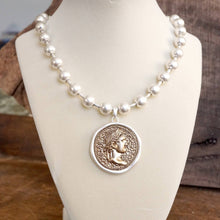 Coin Chunky Ball Chain Statement Necklace