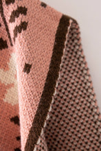 Floral Jacquard Side-Tie Sweater Vest