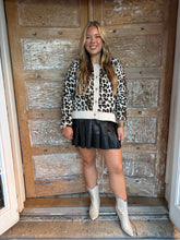 Kate Cheetah Knit Sweater Cardigan