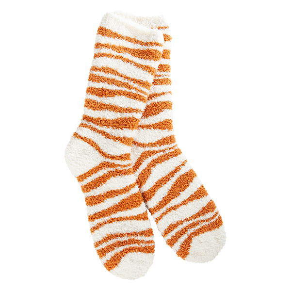 Fireside Amber Tiger Socks