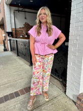 Botanical Drift Wide Leg Pants