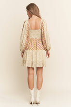 Neutral Nights Smocked Dress