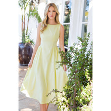 THML Sunshine Stroll Gathered Waist Midi Dress