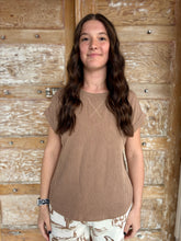 Nova Ribbed Crew Neck Top