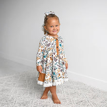 Maren Floral BUTTON DRESS Kids Fall Outfit