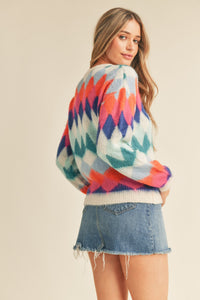 Delilah Argyle Sweater