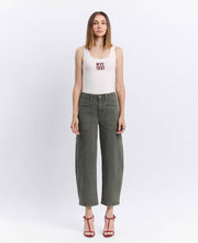 Olive Barrel Jeans