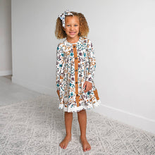 Maren Floral BUTTON DRESS Kids Fall Outfit