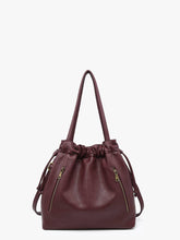 Finley Distressed Drawstring Tote Bag