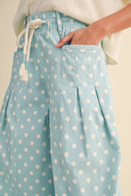 Luna Polka Dot Pleated Barrel Pants